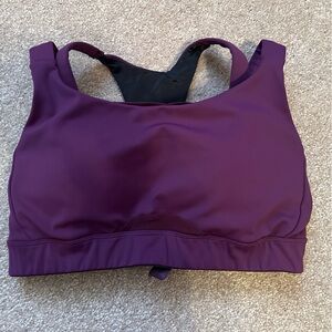 Oiselle Sisters Purple Sports Bra